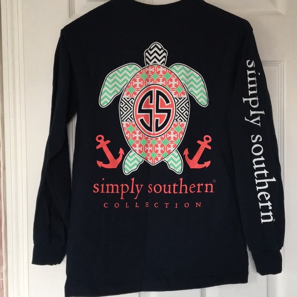 Simply Southern Tops - Woman’s Simply Southern long sleeve tee